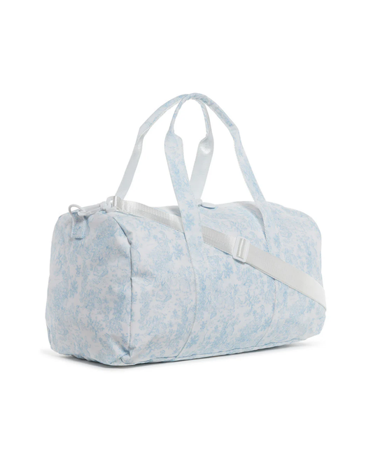 TRVL Weekender Duffel Bag - Bunny Toile Blue