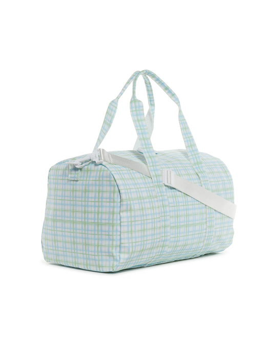 TRVL Weekender Duffel Bag - Classic Plaid Green