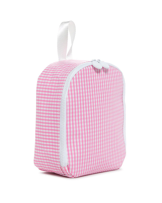 TRVL Bring It Lunch Bag - Gingham Pink