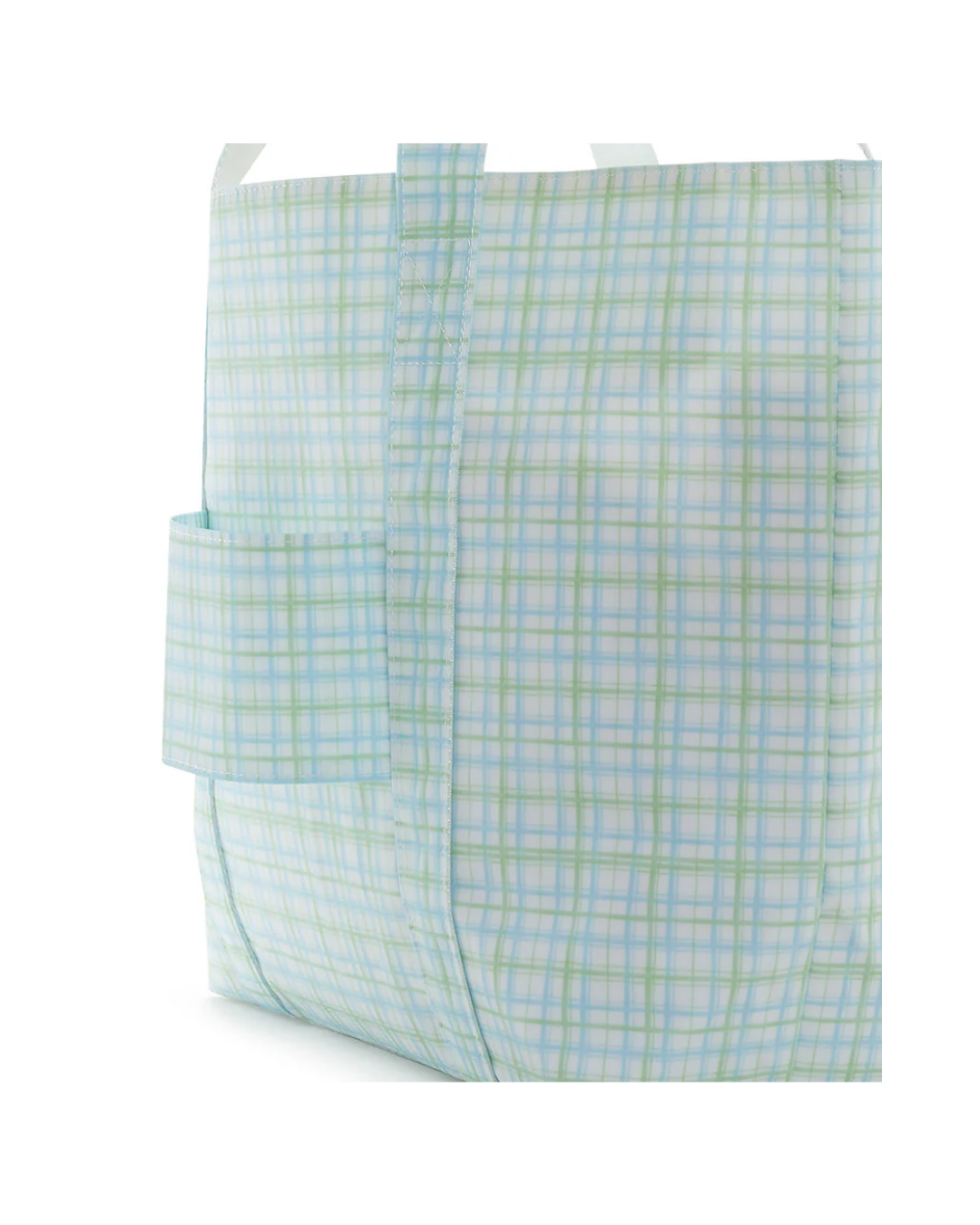 TRVL Jumbo Tote - Classic Plaid Green