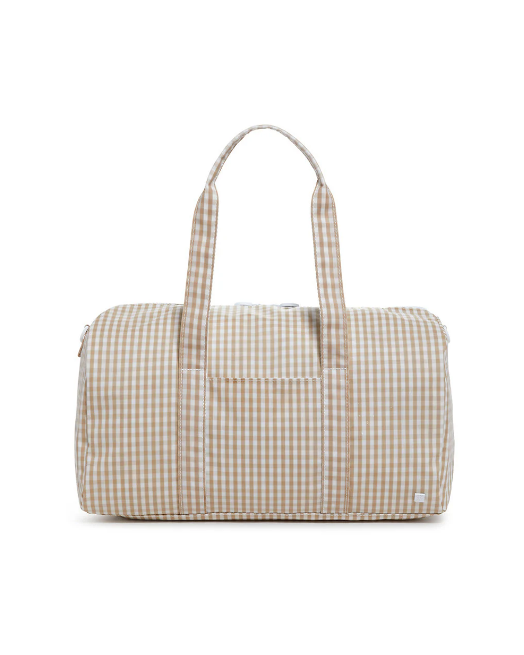 TRVL Weekender Duffel Bag - Gingham Khaki