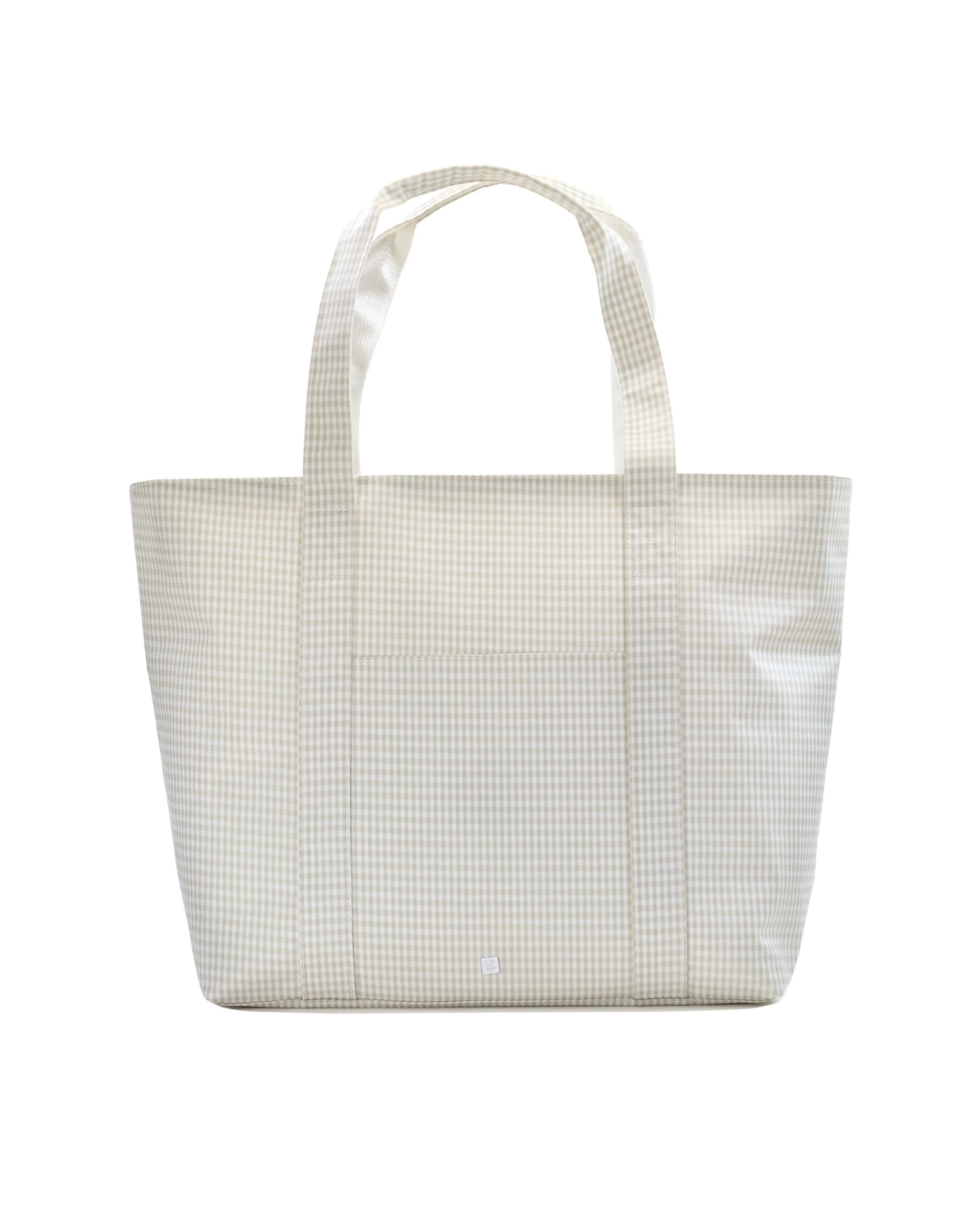 TRVL Jumbo Tote - Gingham Pearl Grey