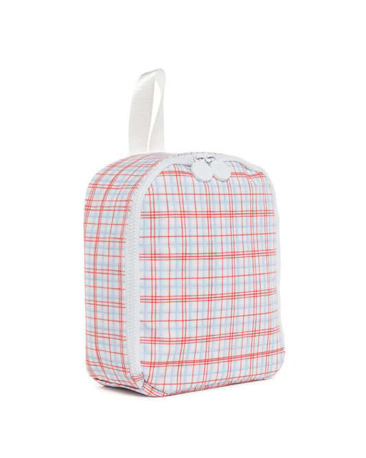 TRVL Bring It Lunch Bag - Classic Plaid Red