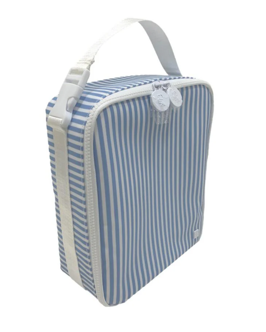 TRVL Insulated Lunch Bag - Pimlico Stripe Chambray