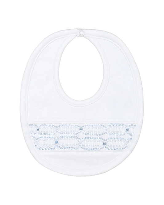 Nellapima Signature Smocked Boys Bib