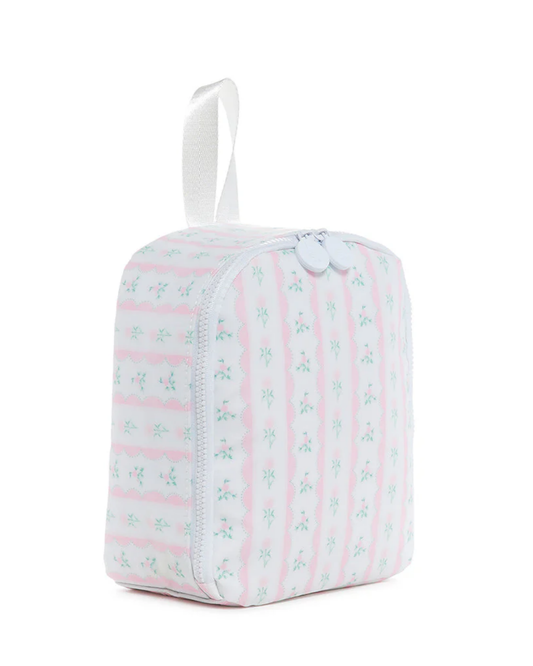 TRVL Bring It Lunch Bag - Ribbon Floral Pink