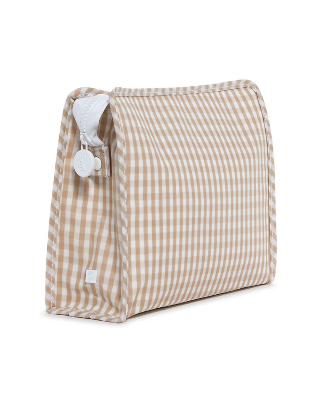 Personalized TRVL Roadie khaki gingham