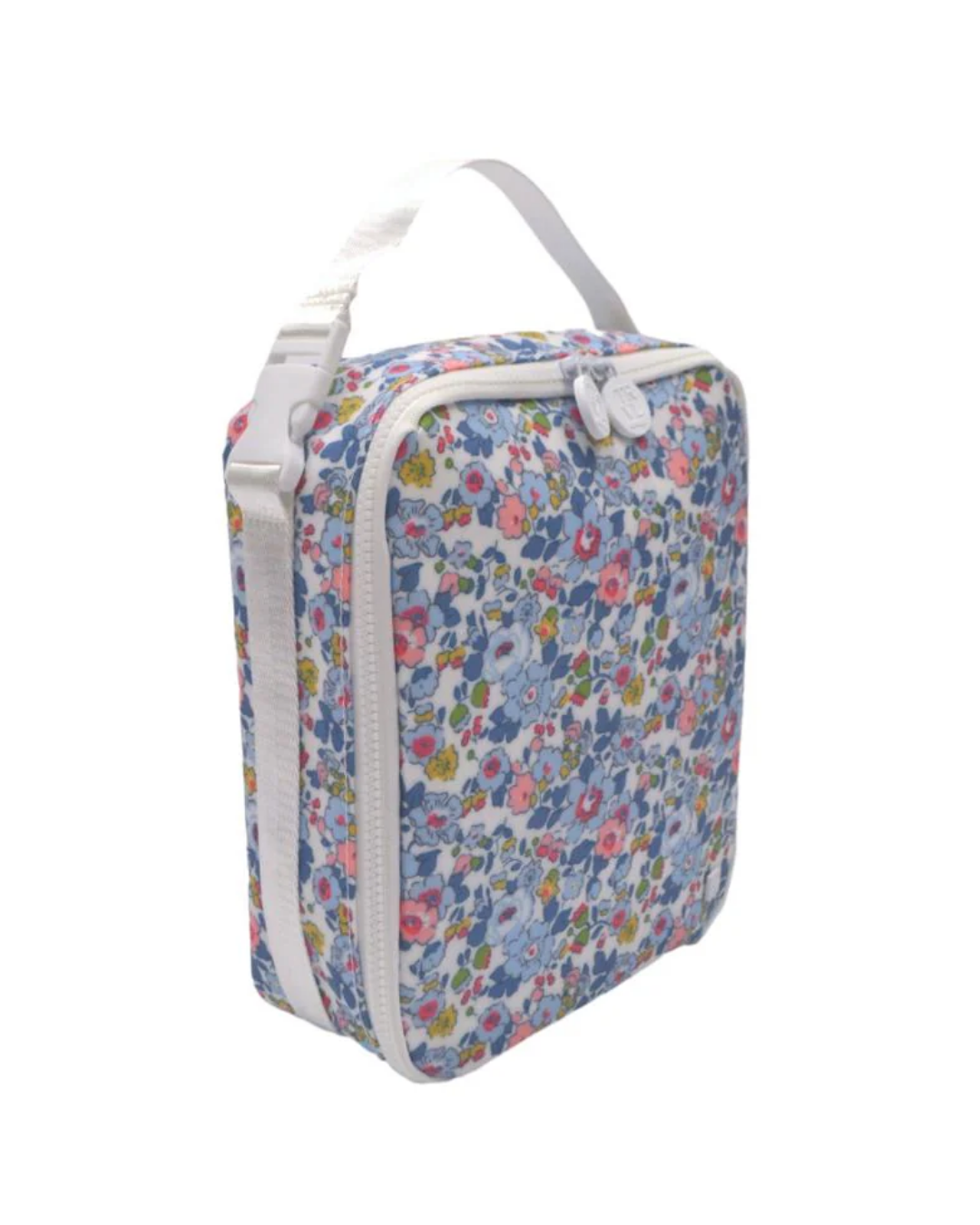 TRVL Insulated Lunch Bag in Bridgehampton Floral - Girls floral insulated lunch bag with handle