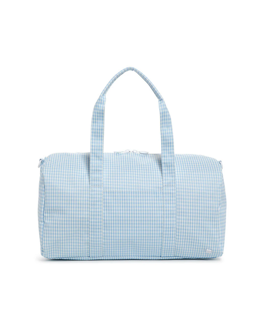 TRVL Weekender Duffel Bag - Gingham Mist