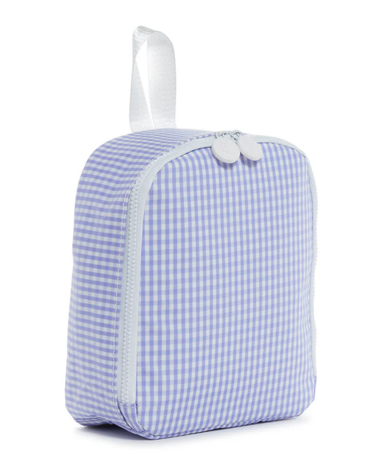 TRVL Bring It Lunch Bag - Gingham Lilac