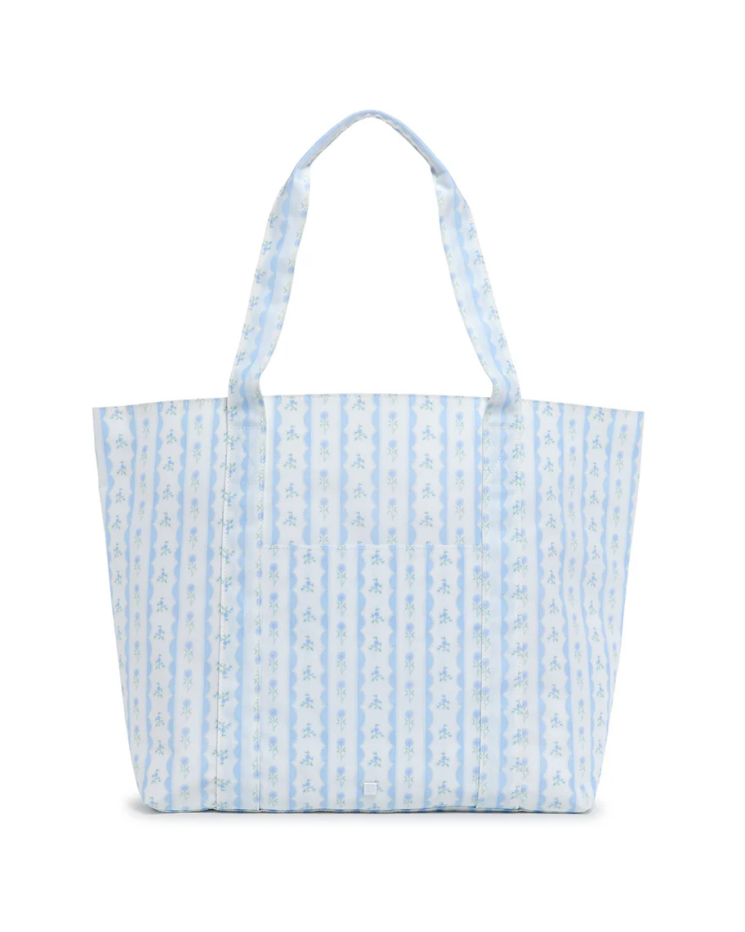 TRVL Jumbo Tote - Ribbon Floral Blue