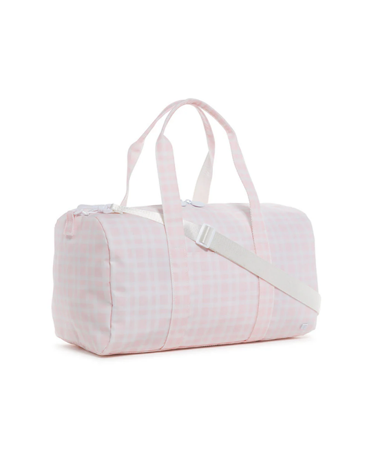 TRVL Weekender Duffel Bag - Pimlico Plaid Pink