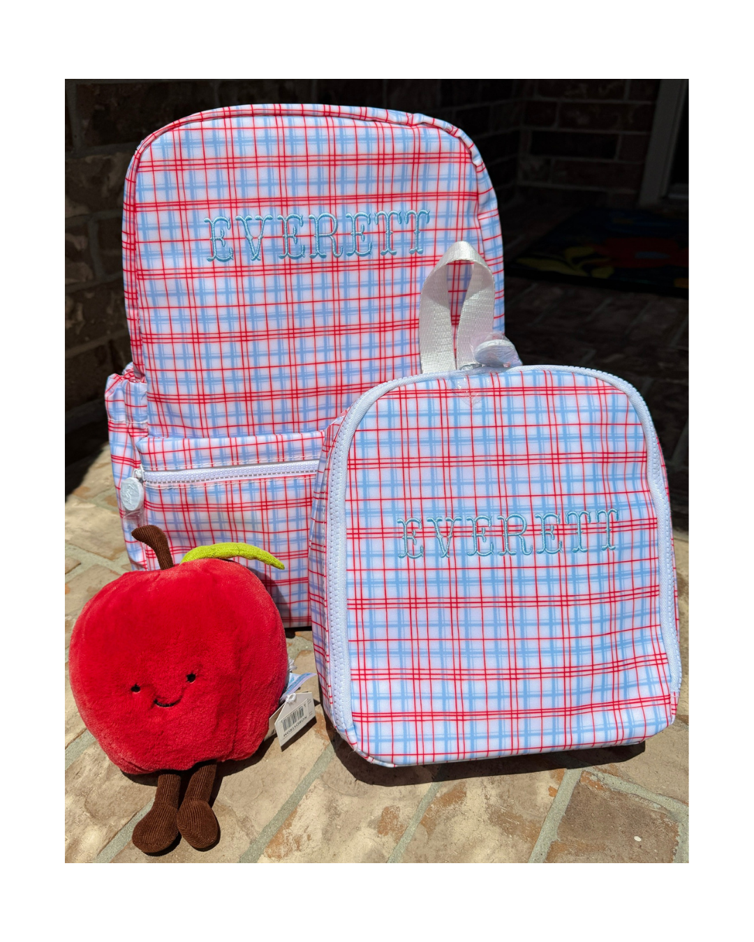 TRVL Backpacker - Classic Plaid Red
