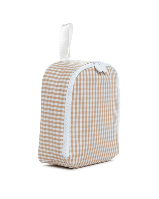 TRVL Bring It Lunch Bag - Gingham Khaki