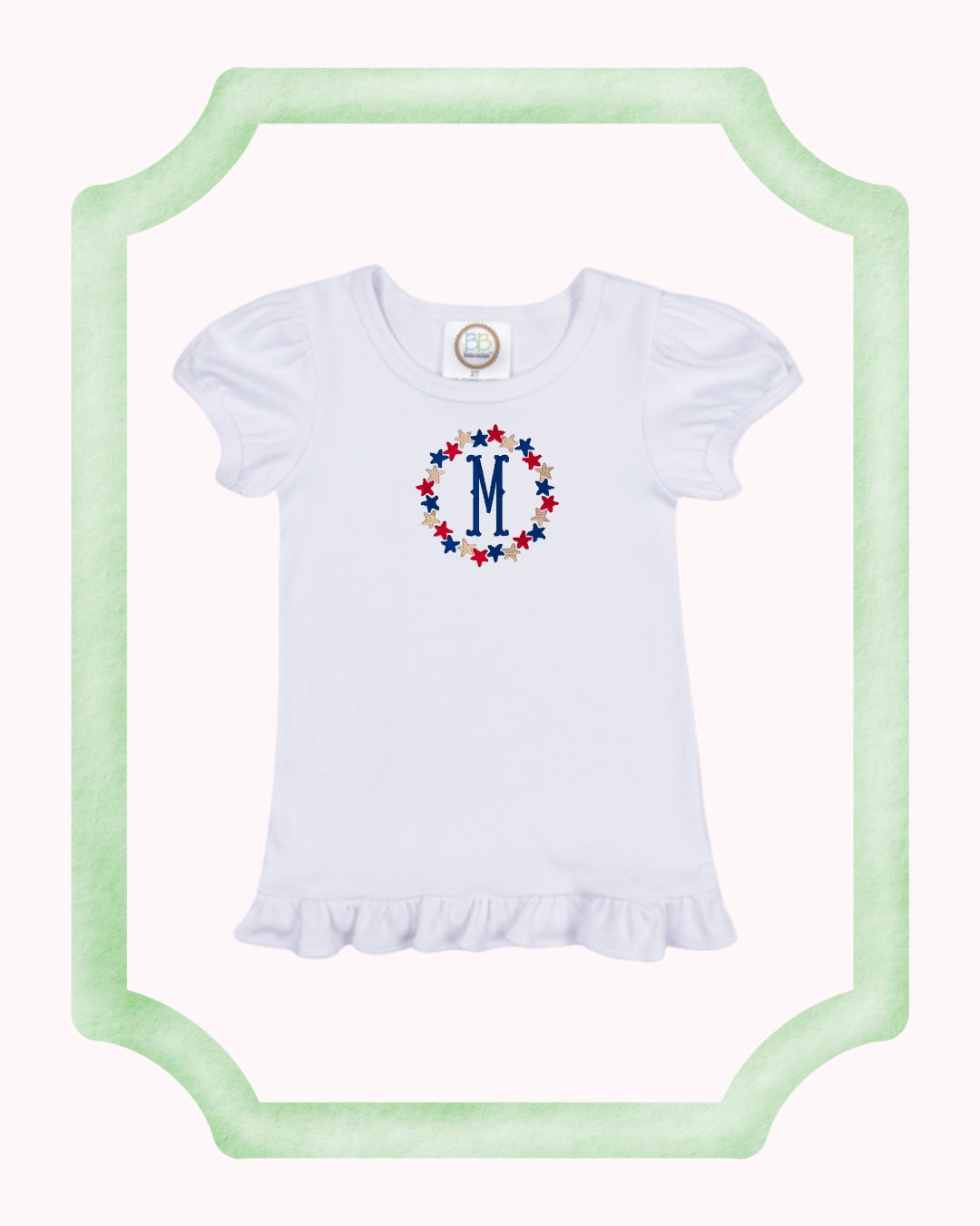 Girls Patriotic Tshirt