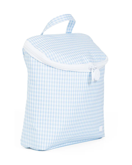 TRVL Take Away Insulated Lunch Bag - Gingham Mist
