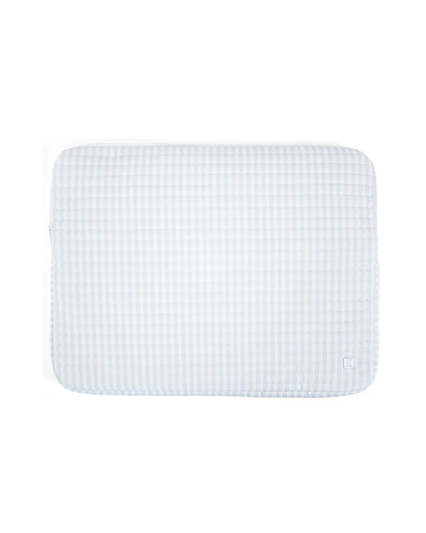 TRVL Quilted Laptop Sleeve - Pimlico Stripe Blue