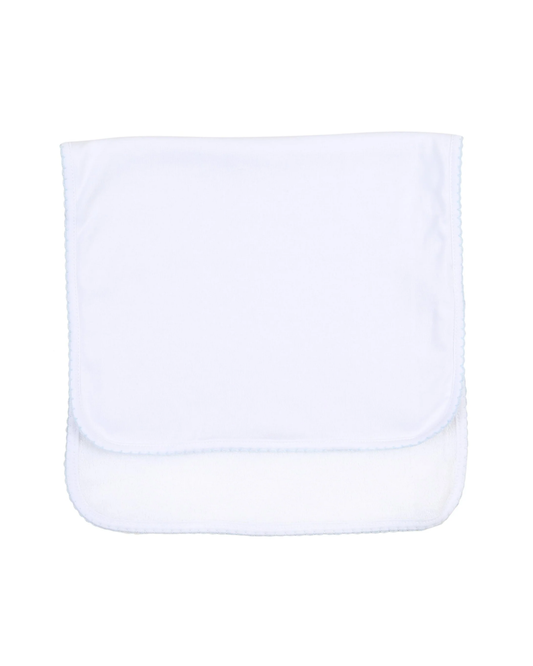 Magnolia Baby Picot Trim Burp Cloth