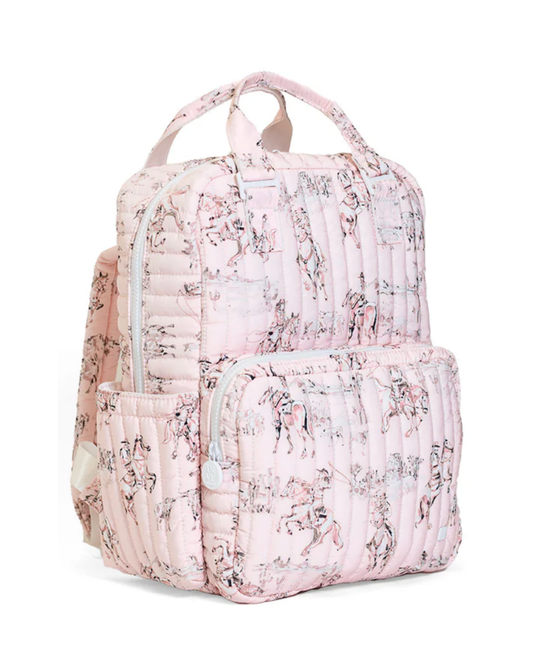 TRVL Quilted All You Need Diaper Bag - Cowgirl Toile