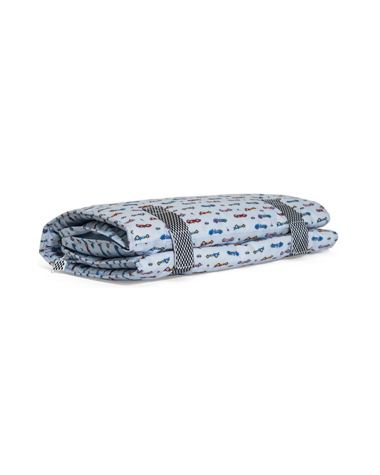 TRVL Nap Mat - Cars and trucks nap mat with pillow and blanket