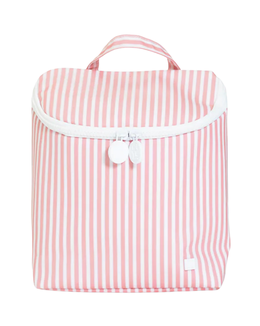 TRVL Take Away Insulated Lunch Bag - Pimlico Stripe Dusty Rose