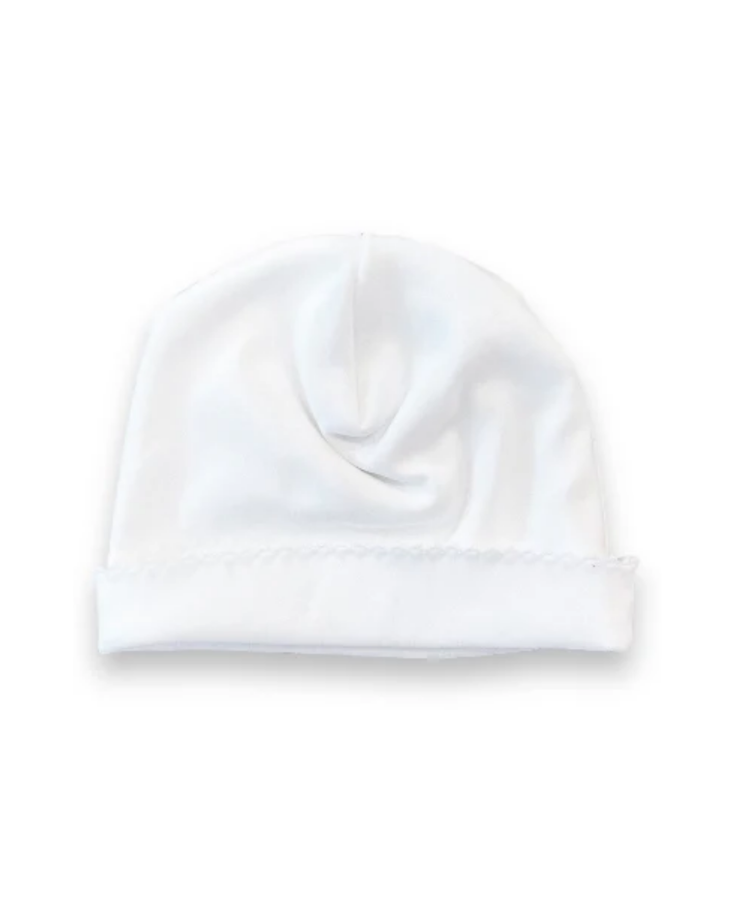 Picot Trim Baby Hat