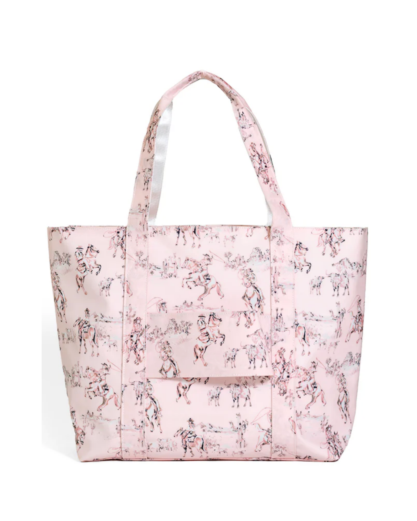 TRVL Jumbo Tote - Cowgirl Toile