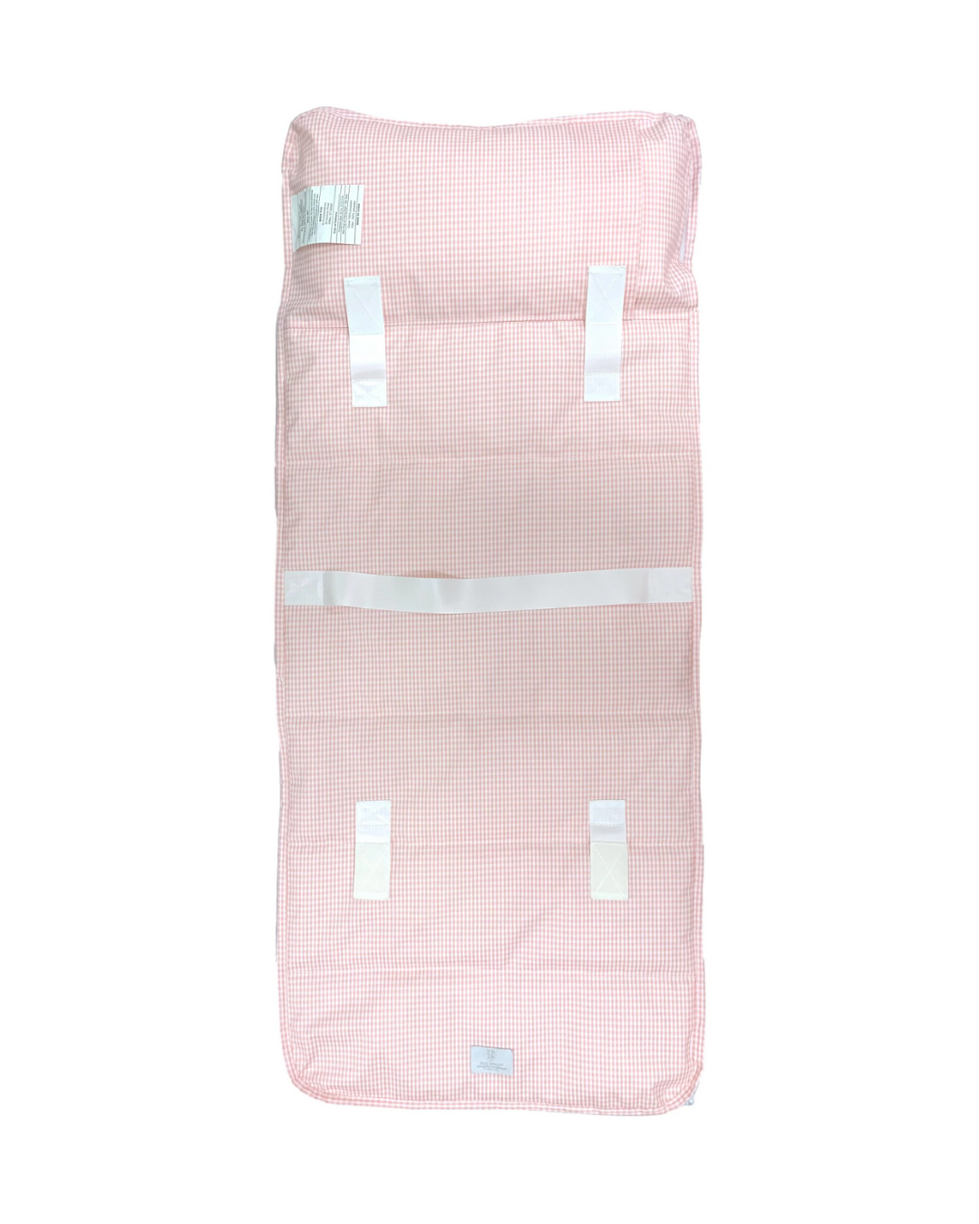 TRVL Nap Mat - Roll-up nap mat with pastel gingham pattern