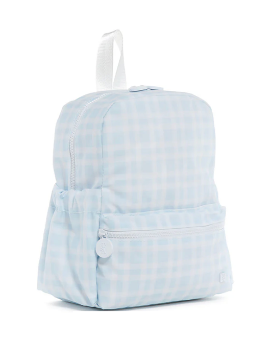 TRVL Mini Backer - Pimlico Plaid Blue
