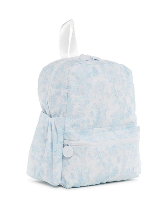TRVL Mini Backer - Bunny Toile Blue