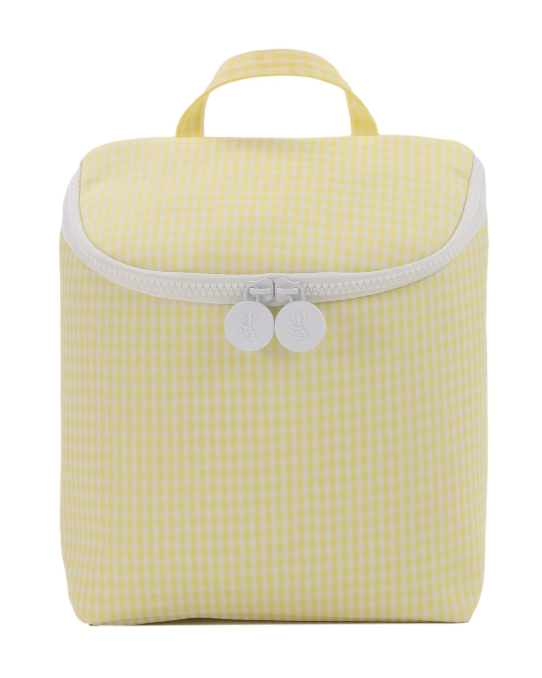 TRVL Take Away Insulated Lunch Bag - Gingham Buttercup