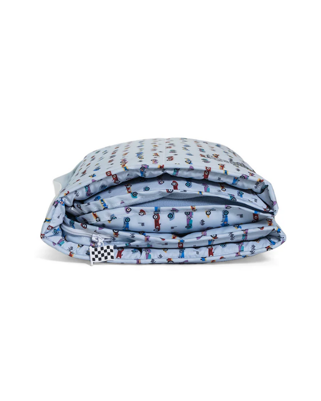 TRVL Nap Mat - Roll-up nap mat with vehicle pattern