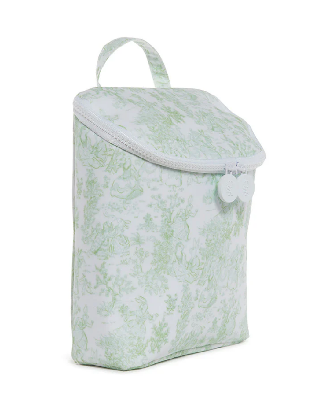 TRVL Take Away Insulated Lunch Bag - Bunny Toile Green