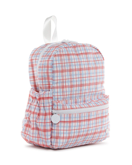 TRVL Mini Backer - Classic Plaid Red