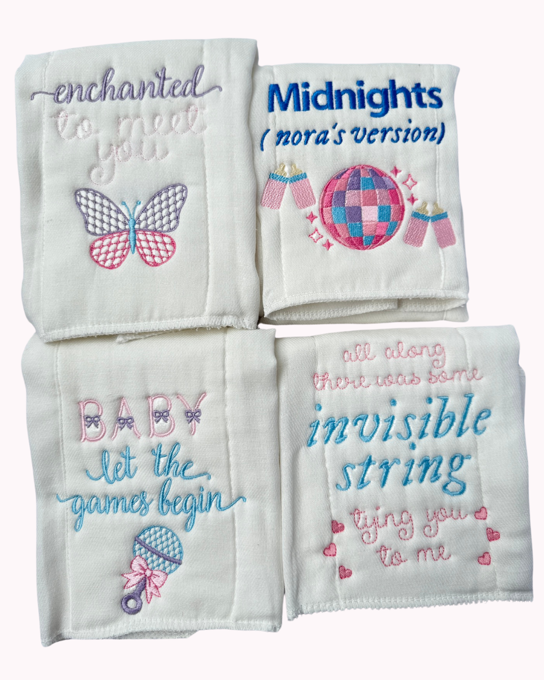 Taylor Swift themed Burp Cloth Bundle