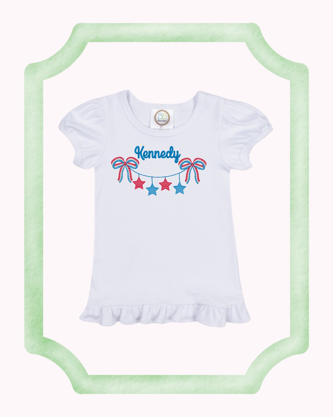 Girls Patriotic Tshirt