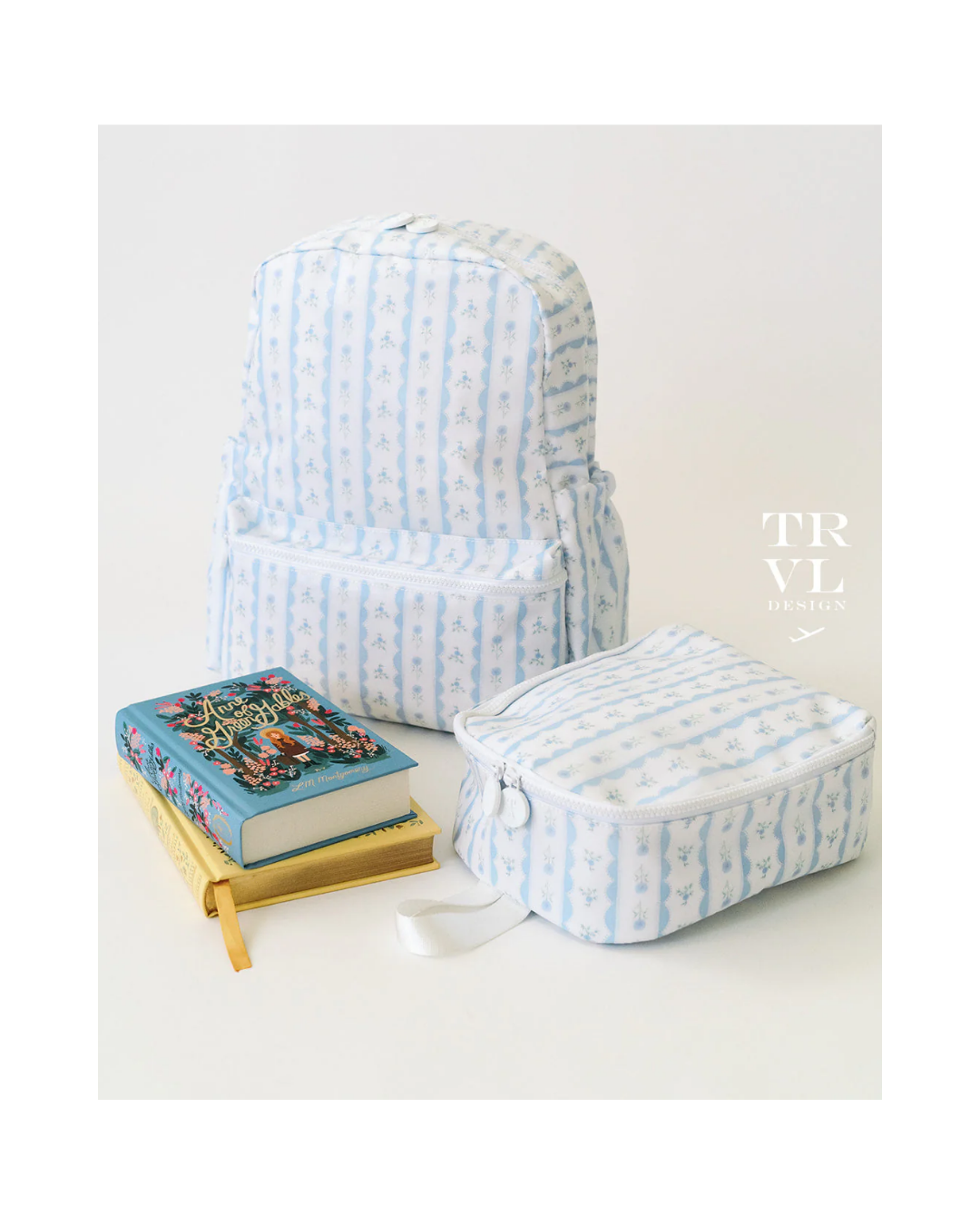 TRVL Backpacker - Ribbon Floral Blue