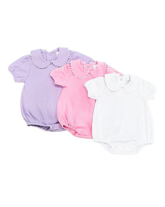 Scalloped Collar Bubble with ricrac trim details