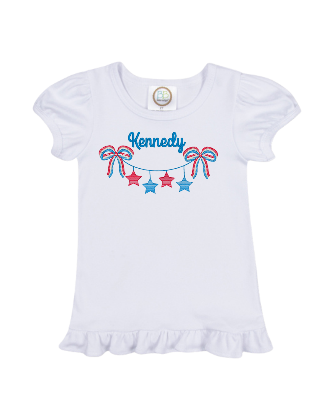 Girls Patriotic Tshirt