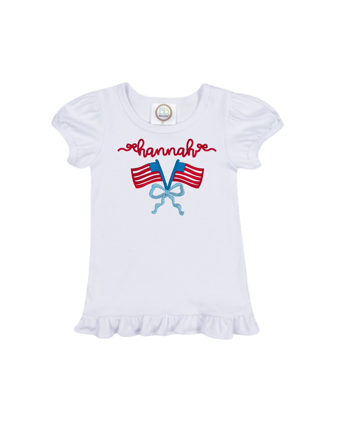 Girls Patriotic Tshirt