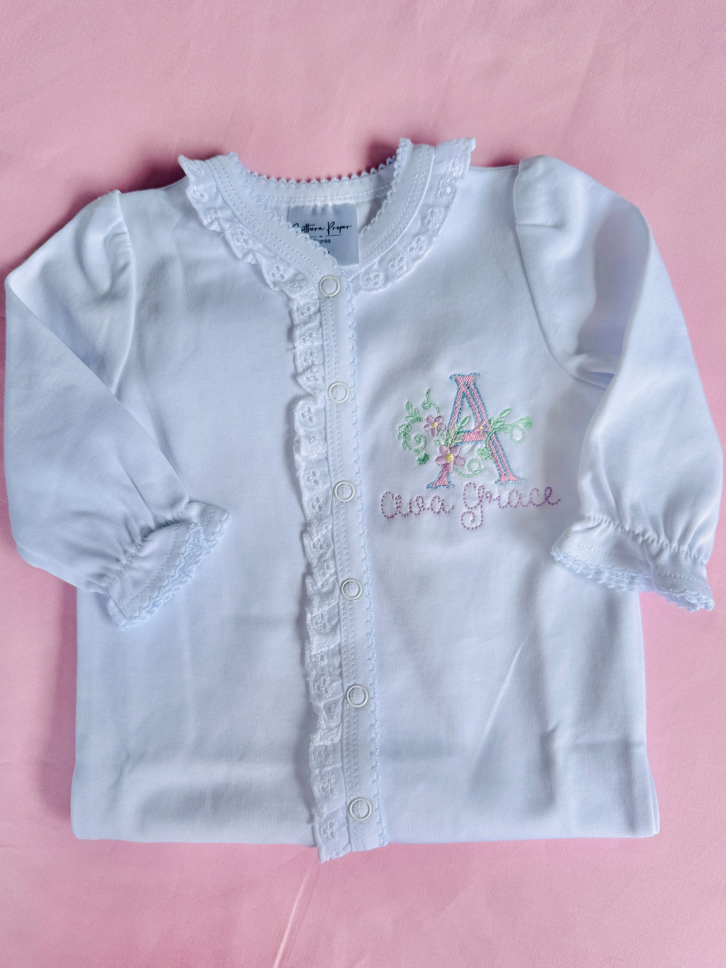 Baby Lace Footie