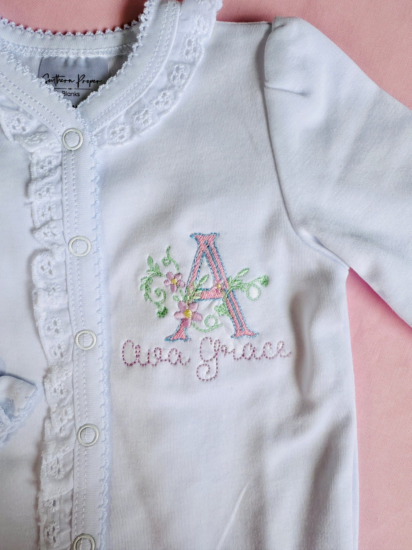 Baby Lace Footie