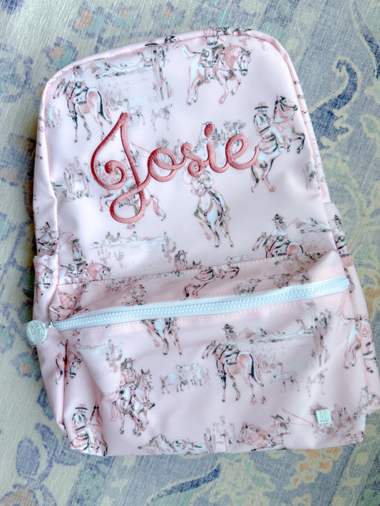 TRVL Backpacker - Cowgirl Toile