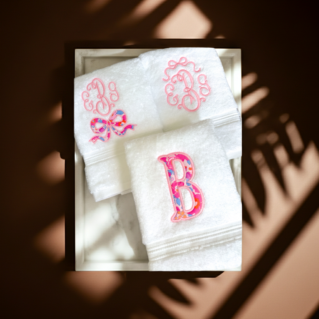 Monogrammed Hand Towels