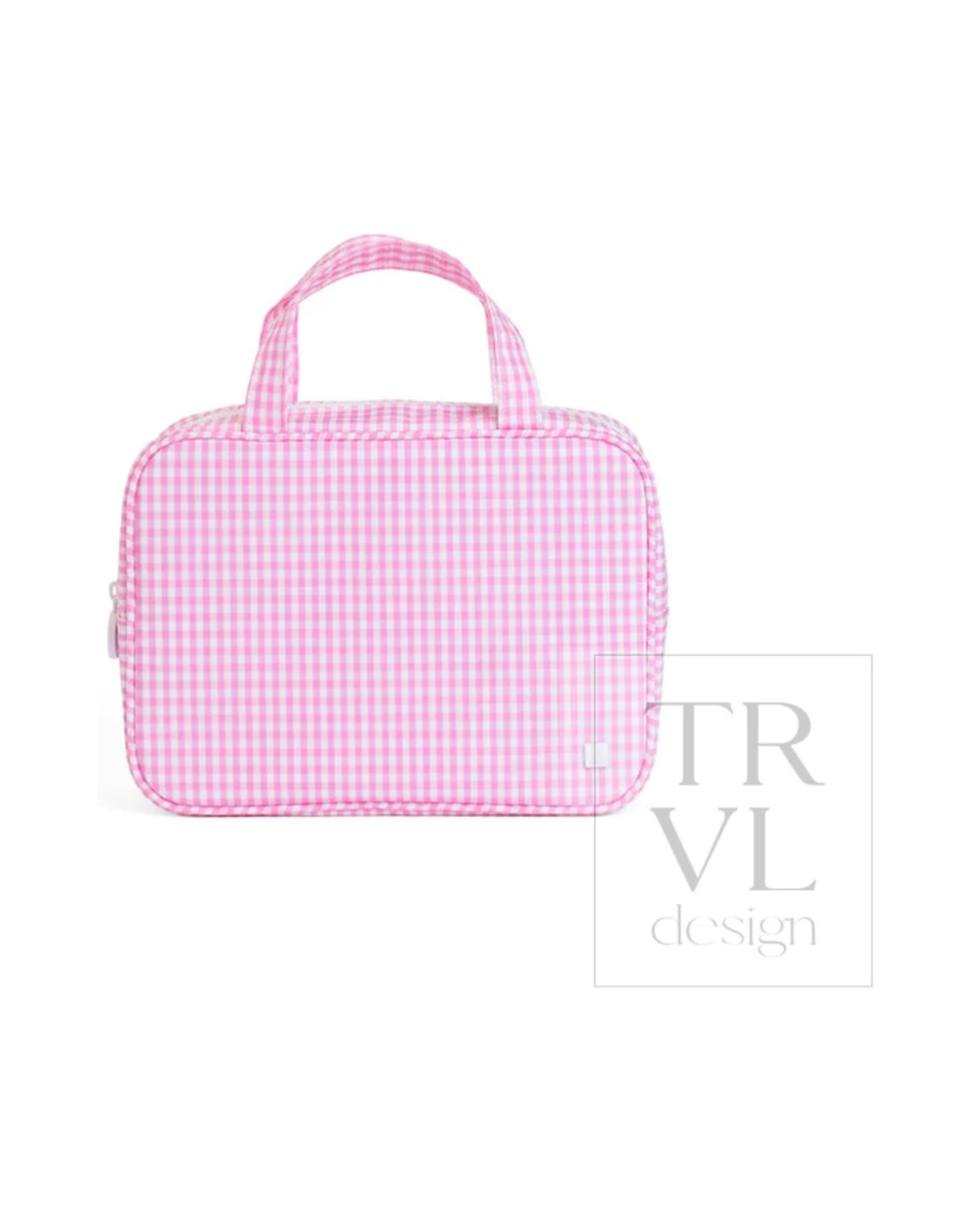 TRVL Carry On - Gingham Pink