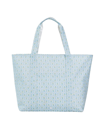 TRVL Jumbo Tote - Petite Fleur Blue