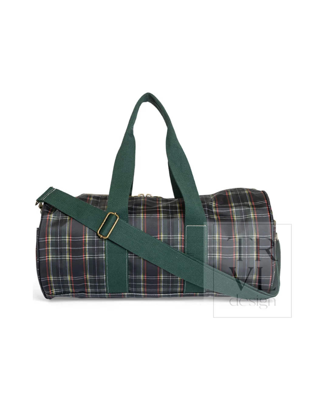 TRVL Large Roll Duffel Bag - Cambridge Plaid