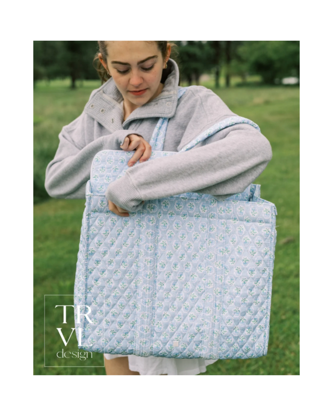 TRVL Quilted Go Go Tote