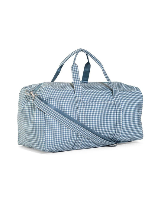 TRVL XL Weekender Duffel Bag - Rodeo Check Indigo