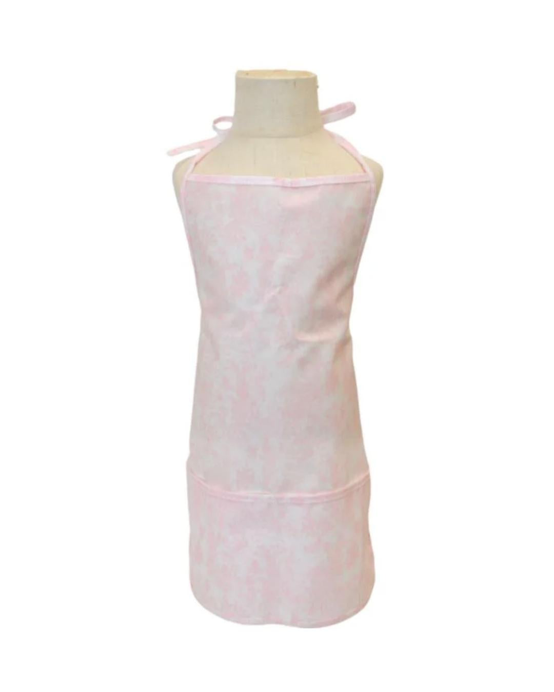 TRVL Apron - Bunny Toile Pink
